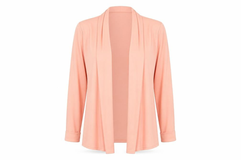 Front view of Dorothy Perkins women’s pink jacket blazer, size UK 12
