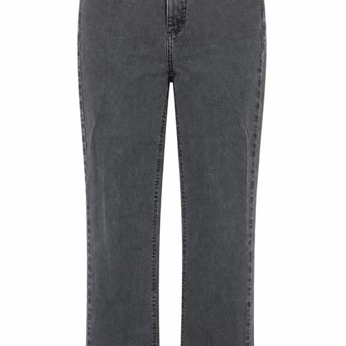 Yessica Womens Black Cotton Straight Jeans Size 10 Regular Zip