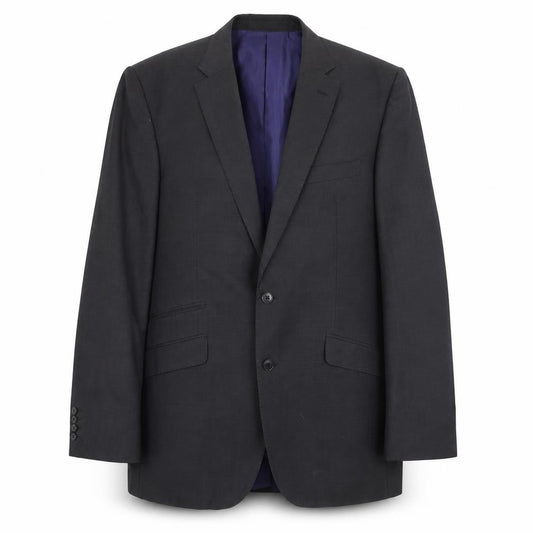 Front view of Autograph men’s grey polyester jacket suit jacket, size 42, regular