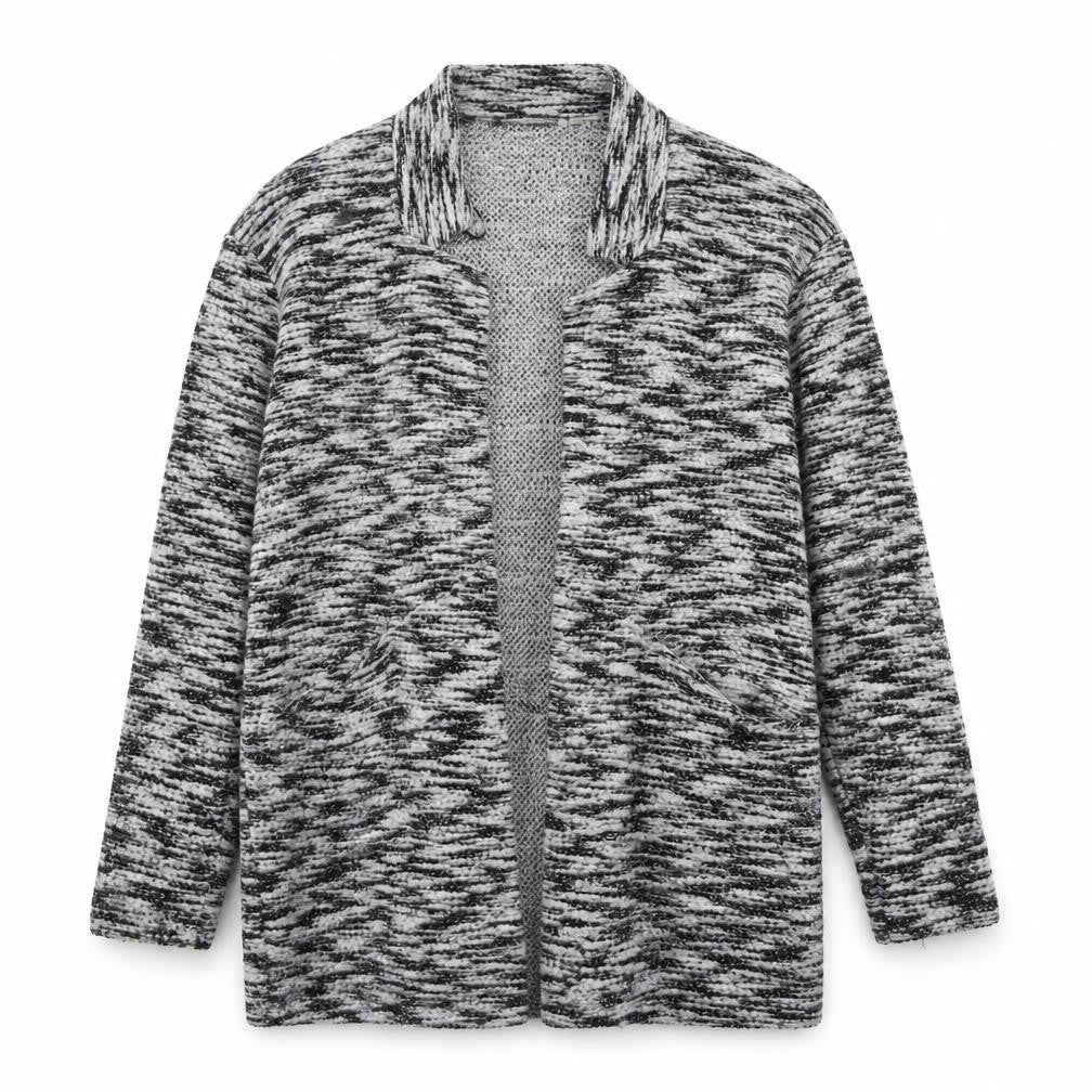 Black Tape Womens Black V-Neck Polyester Cardigan Jumper Size M