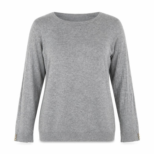 Dorothy Perkins Womens Grey Boat Neck Viscose Pullover Jumper Size 16