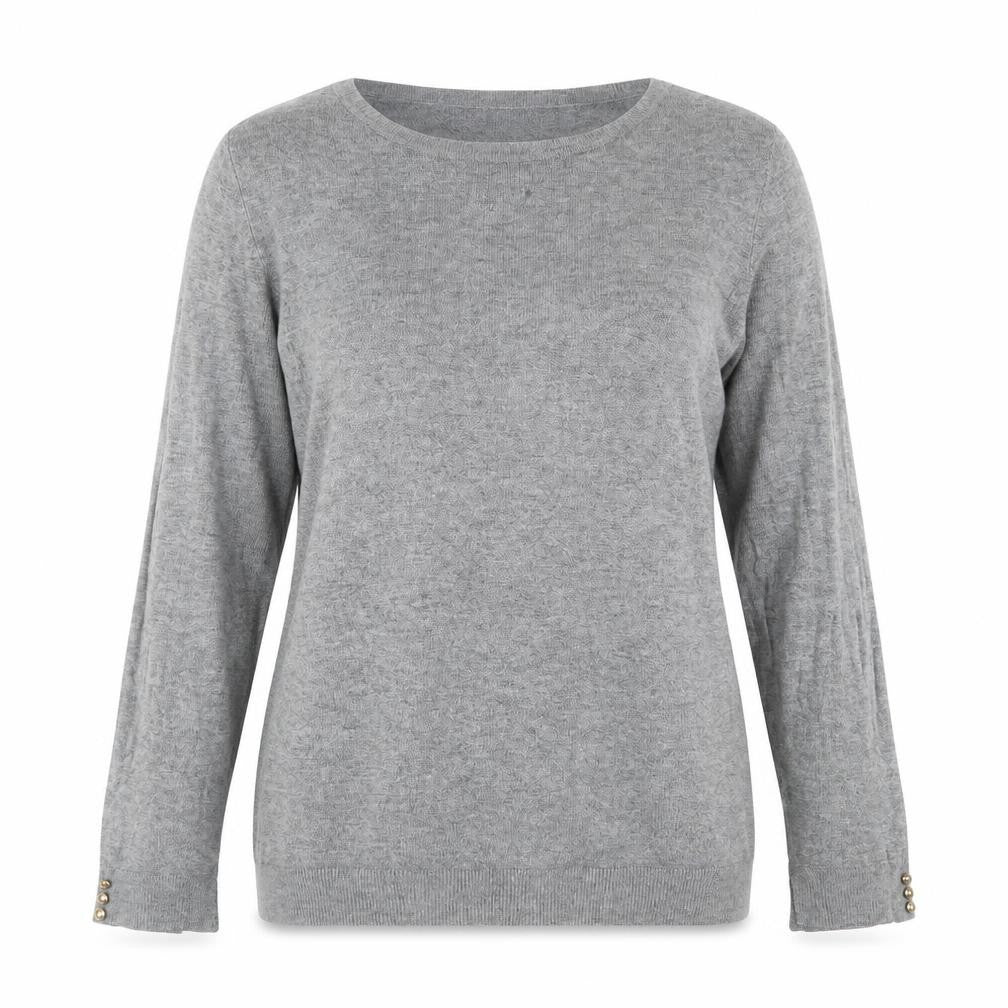 Dorothy Perkins Womens Grey Boat Neck Viscose Pullover Jumper Size 16