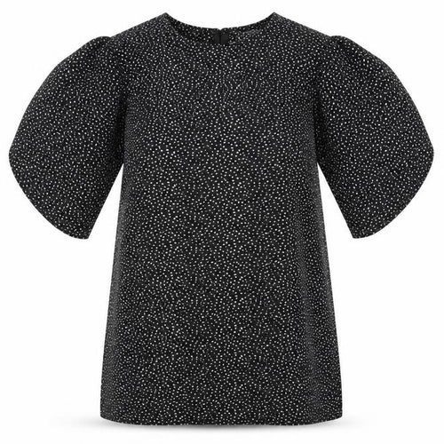 BeYou Womens Black Geometric Polyester A-Line Size 12 Round Neck Tie - Size 12-14