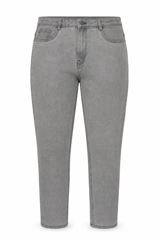 Only Womens Grey Cotton Skinny Jeans Size XL Regular Zip