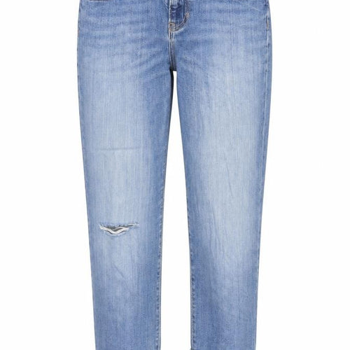 Gap Womens Blue Cotton Straight Jeans Size 6 Regular Zip