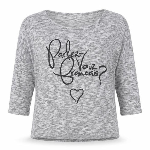 H&M Womens Grey Round Neck Viscose Pullover Jumper Size M Pullover - Parlez Vouz Fracais?