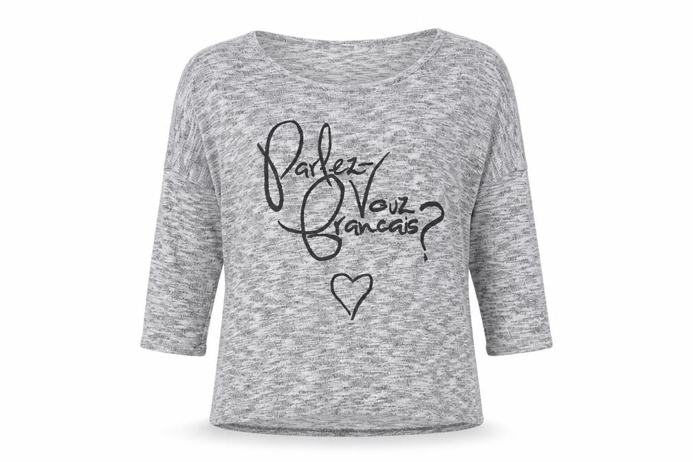 H&M Womens Grey Round Neck Viscose Pullover Jumper Size M Pullover - Parlez Vouz Fracais?
