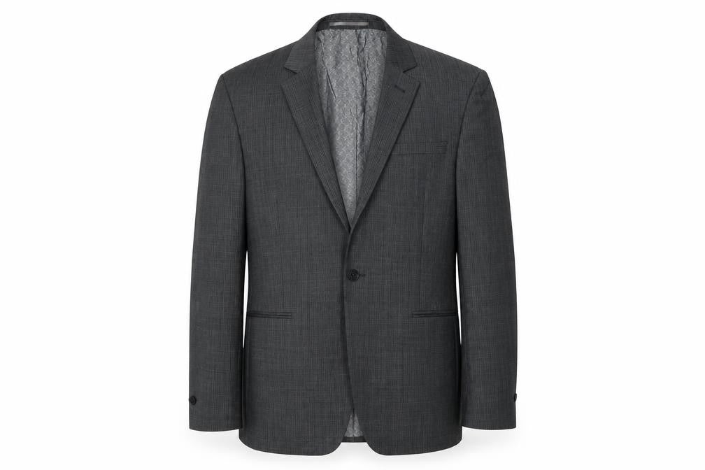 Next Mens Grey Wool Jacket Blazer Size 38 Regular