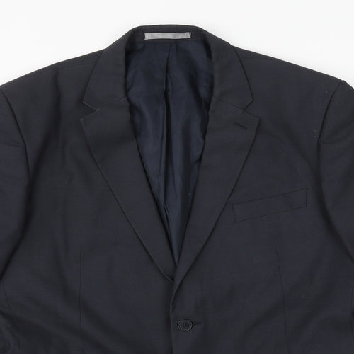 Burton Mens Grey Polyester Jacket Suit Jacket Size 44 Regular