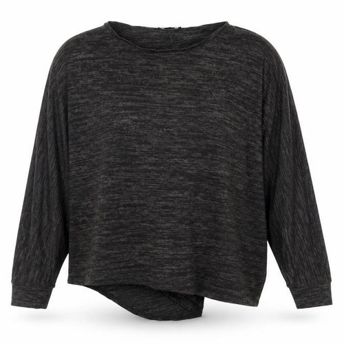 New Look Womens Grey Round Neck Polyester Pullover Jumper Size M
