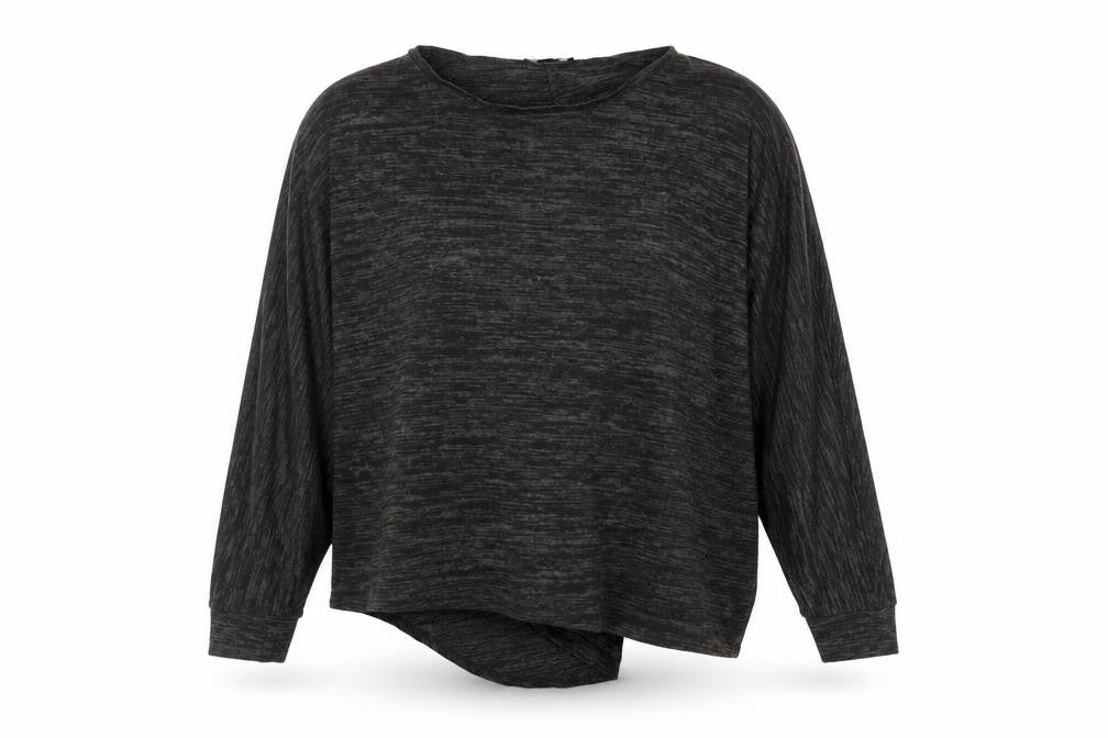 New Look Womens Grey Round Neck Polyester Pullover Jumper Size M