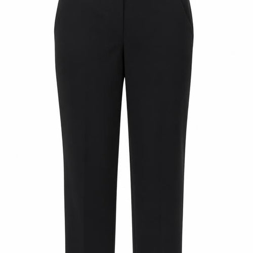 Dorothy Perkins Womens Black Polyester Trousers Size 10 Regular Zip