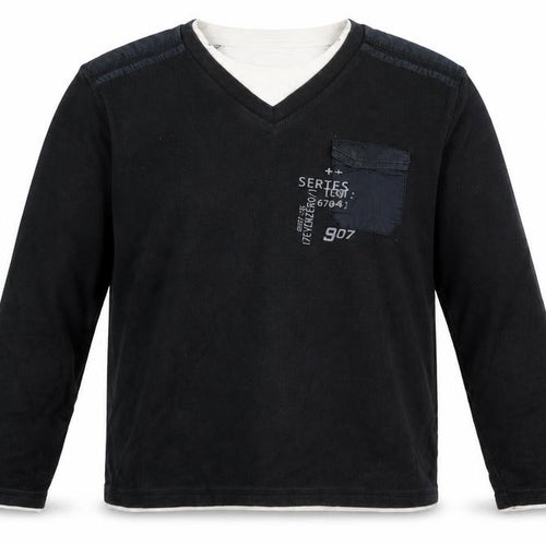 Burton Mens Black Round Neck Cotton Pullover Jumper Size L Long Sleeve