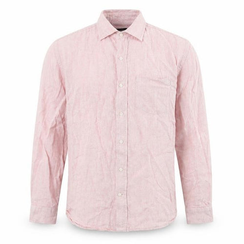 Gap Mens Pink Cotton Button-Up Size M Collared Button