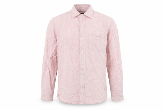 Gap Mens Pink Cotton Button-Up Size M Collared Button