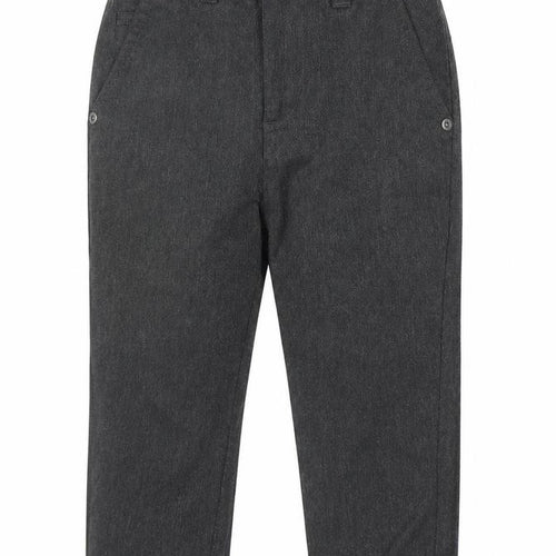 NEXT Boys Grey Polyester Dress Pants Trousers Size 3 Years Regular Zip