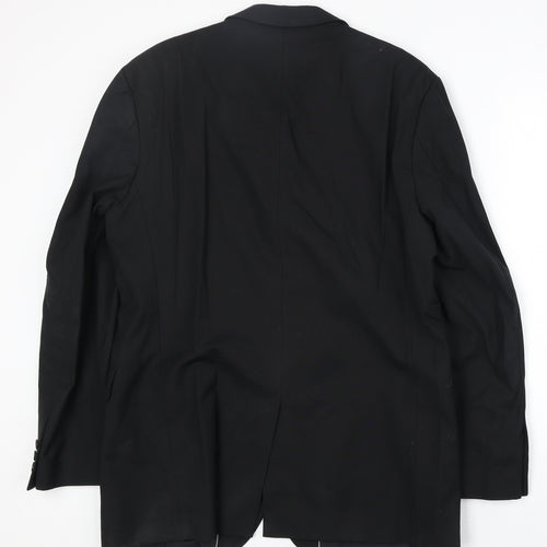 Burton Mens Black Polyester Jacket Suit Jacket Size 40 Regular