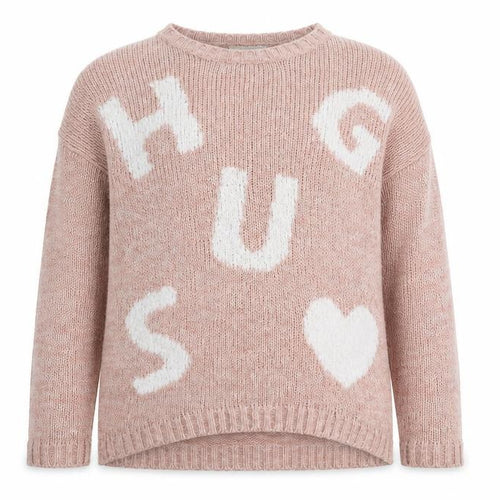New Look Womens Pink Round Neck Acrylic Pullover Jumper Size 12 - Hugs Love