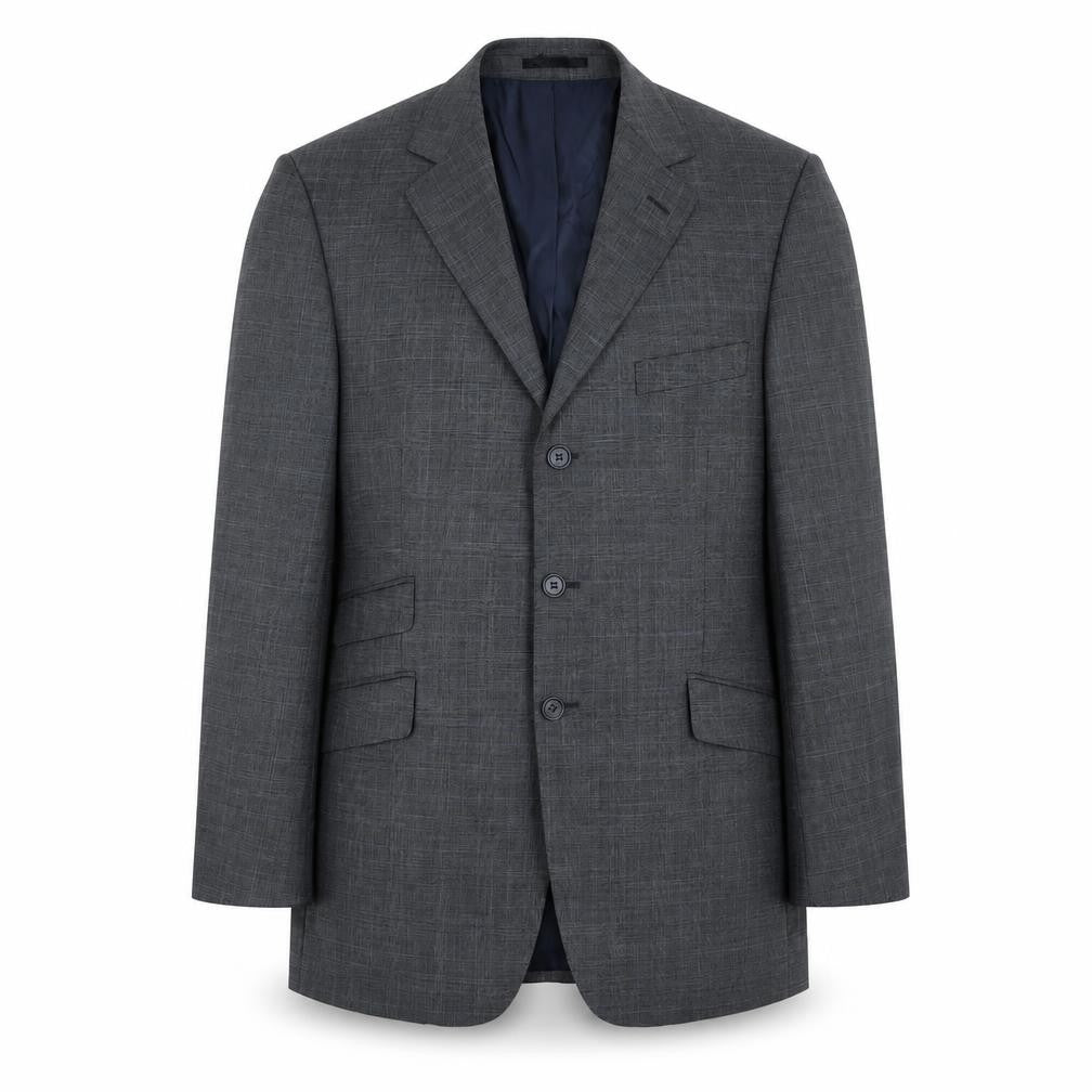 Armando Mens Grey Wool Jacket Suit Jacket Size 42 Regular
