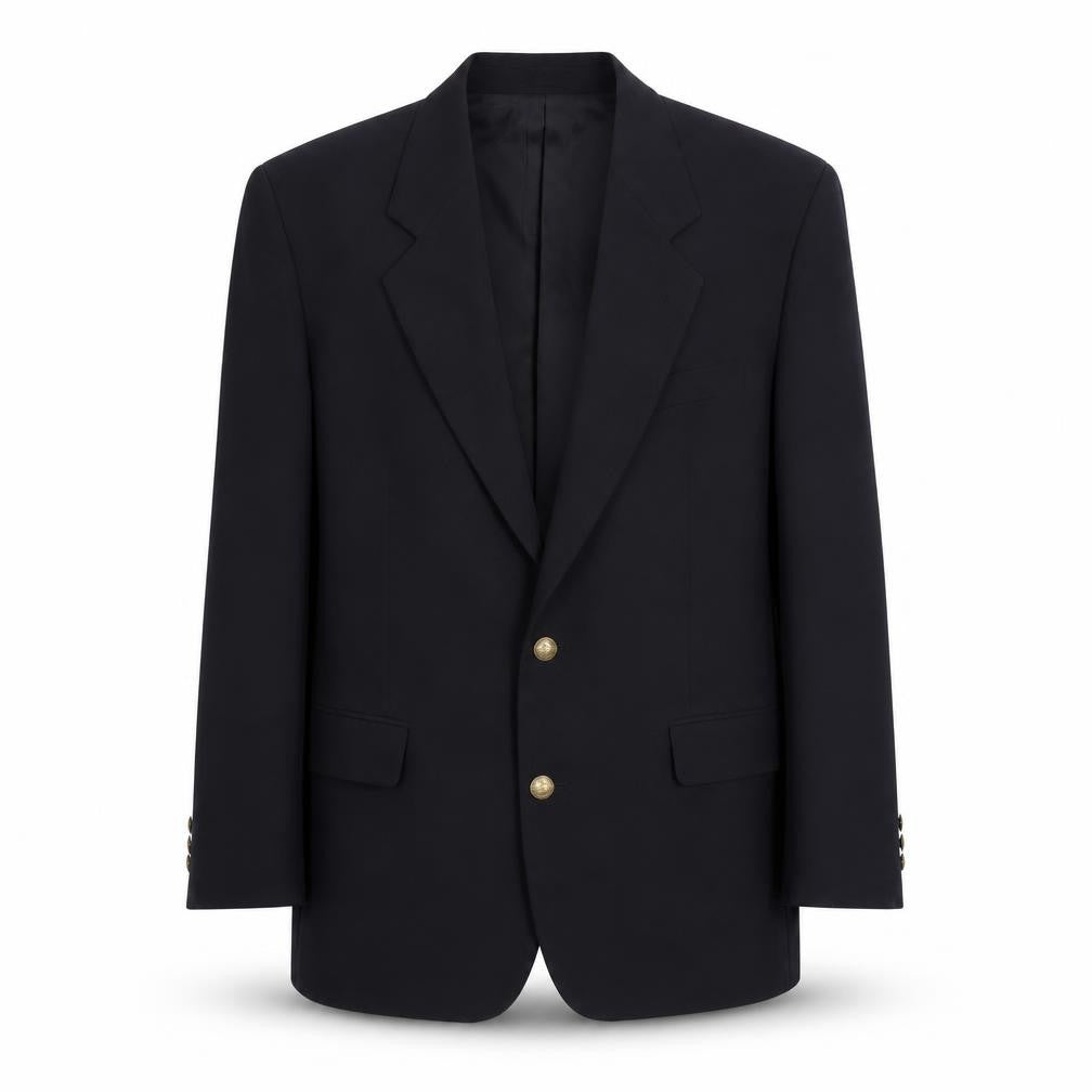 Greenwoods Mens Black Polyester Jacket Suit Jacket Size L Regular