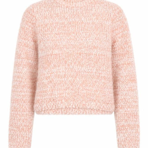 FOREVER 21 Womens Pink Round Neck Acrylic Pullover Jumper Size S