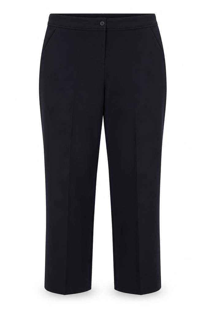 Marks and Spencer Womens Blue Polyester Dress Pants Trousers Size 14 Regular Zip