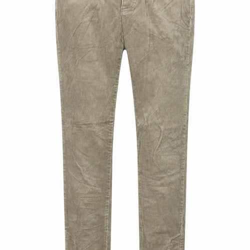 United Colors of Benetton Womens Beige Cotton Trousers Size 28 in Regular Zip