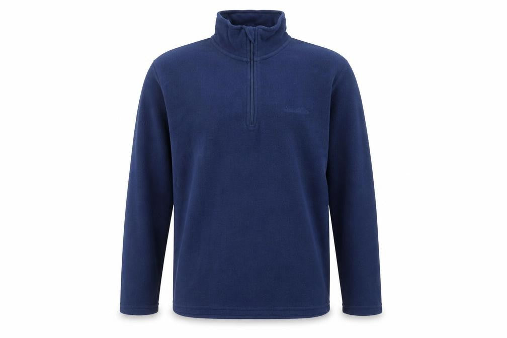 Front view of Freedom Trail men’s blue polyester pullover sweatshirt, size M