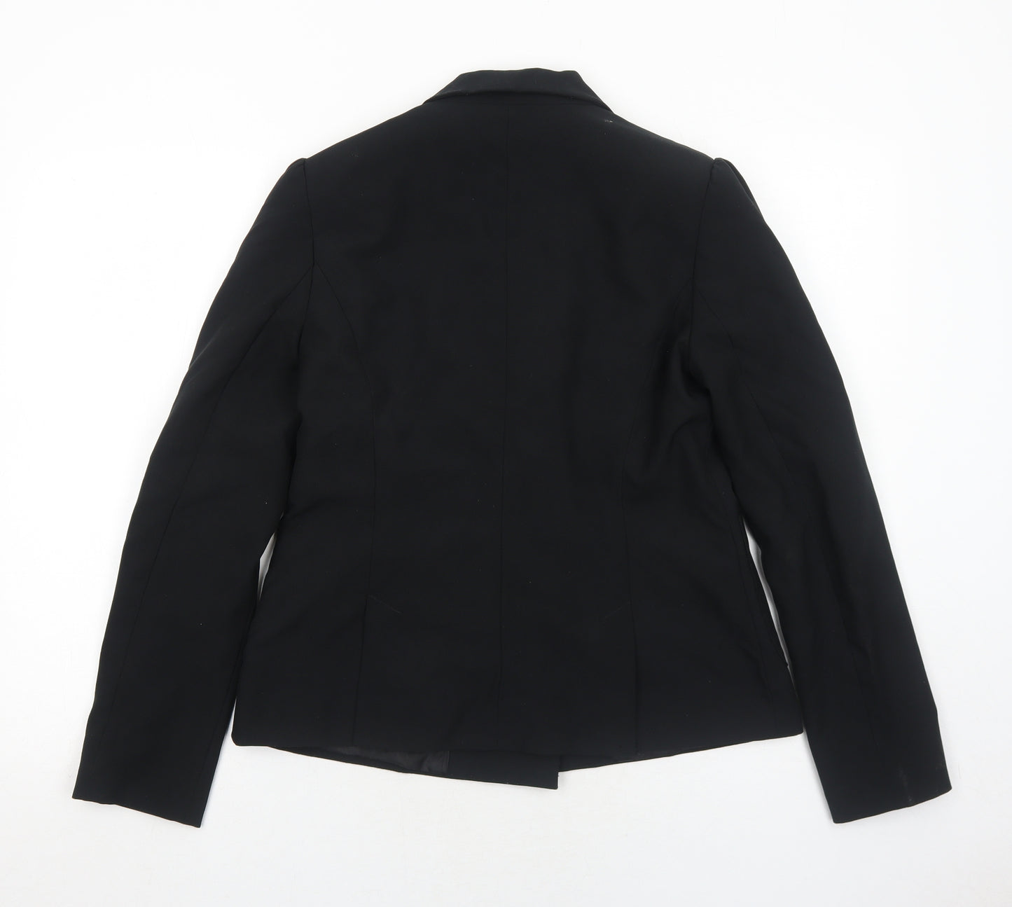 New Look Womens Black Polyester Jacket Blazer Size 12