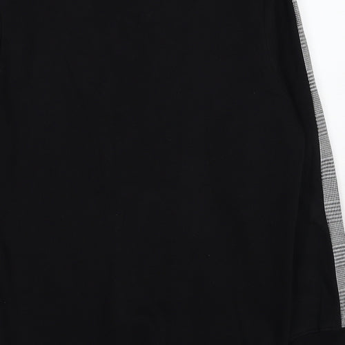 Voi Jeans Mens Black Cotton Pullover Sweatshirt Size L