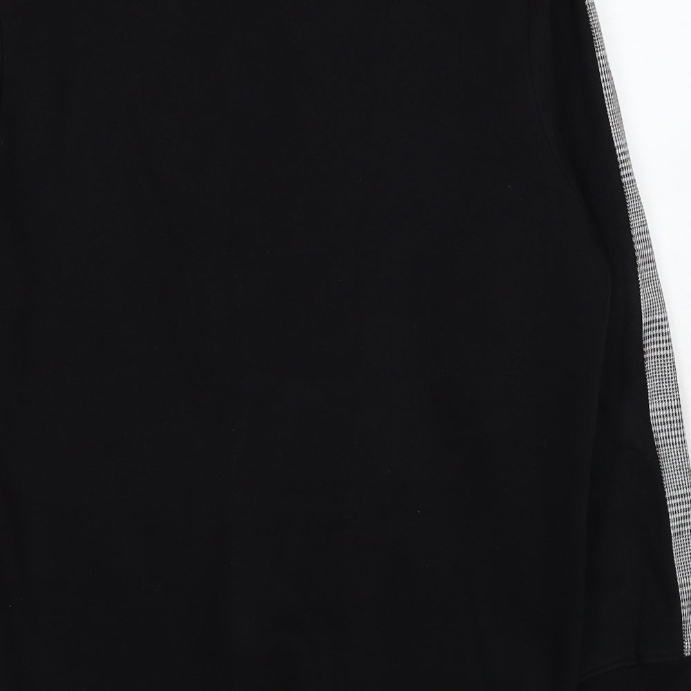 Voi Jeans Mens Black Cotton Pullover Sweatshirt Size L