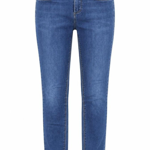 Topshop Womens Blue Cotton Skinny Jeans Size 28 in L30 in Regular Zip
