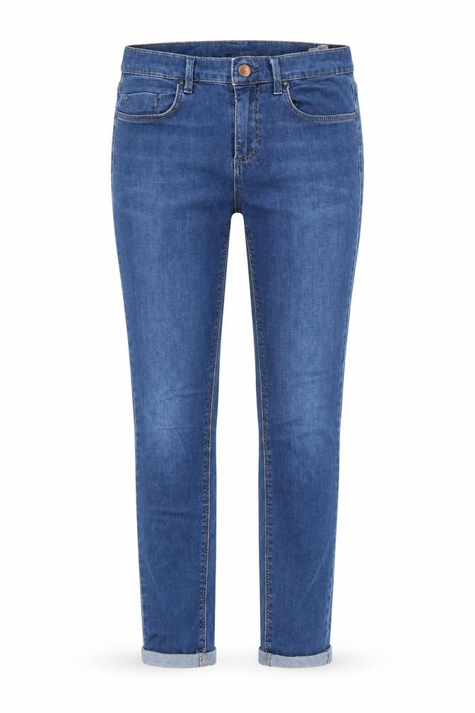 Topshop Womens Blue Cotton Skinny Jeans Size 28 in L30 in Regular Zip