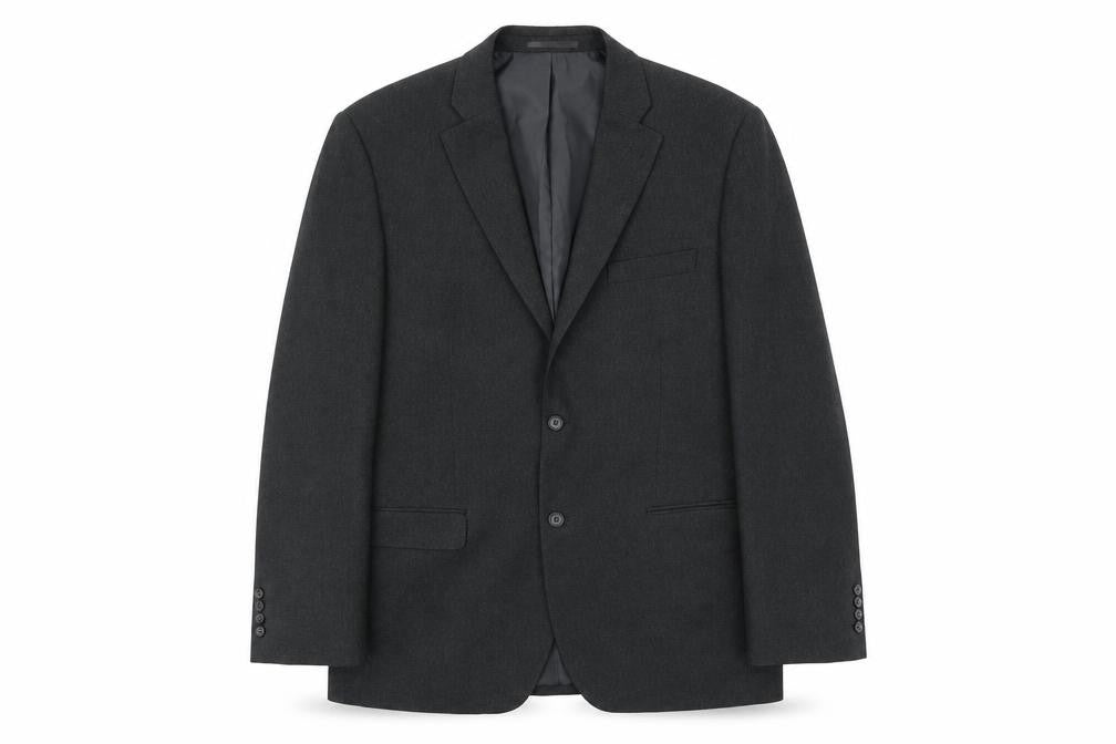Greenwoods Mens Grey Polyester Jacket Suit Jacket Size 42 Regular