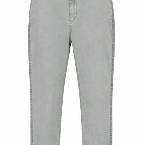 Gap Womens Green Cotton Chino Trousers Size 6 Regular Zip