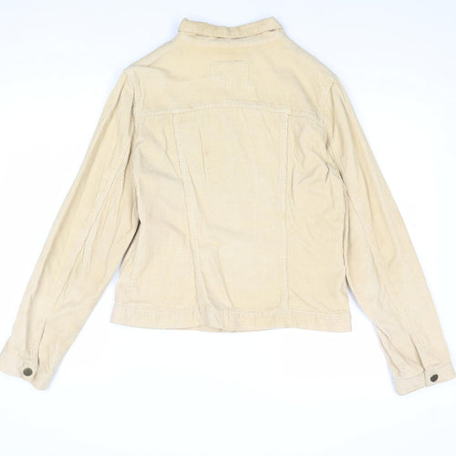 SP & Co Womens Beige Jacket Size M Button