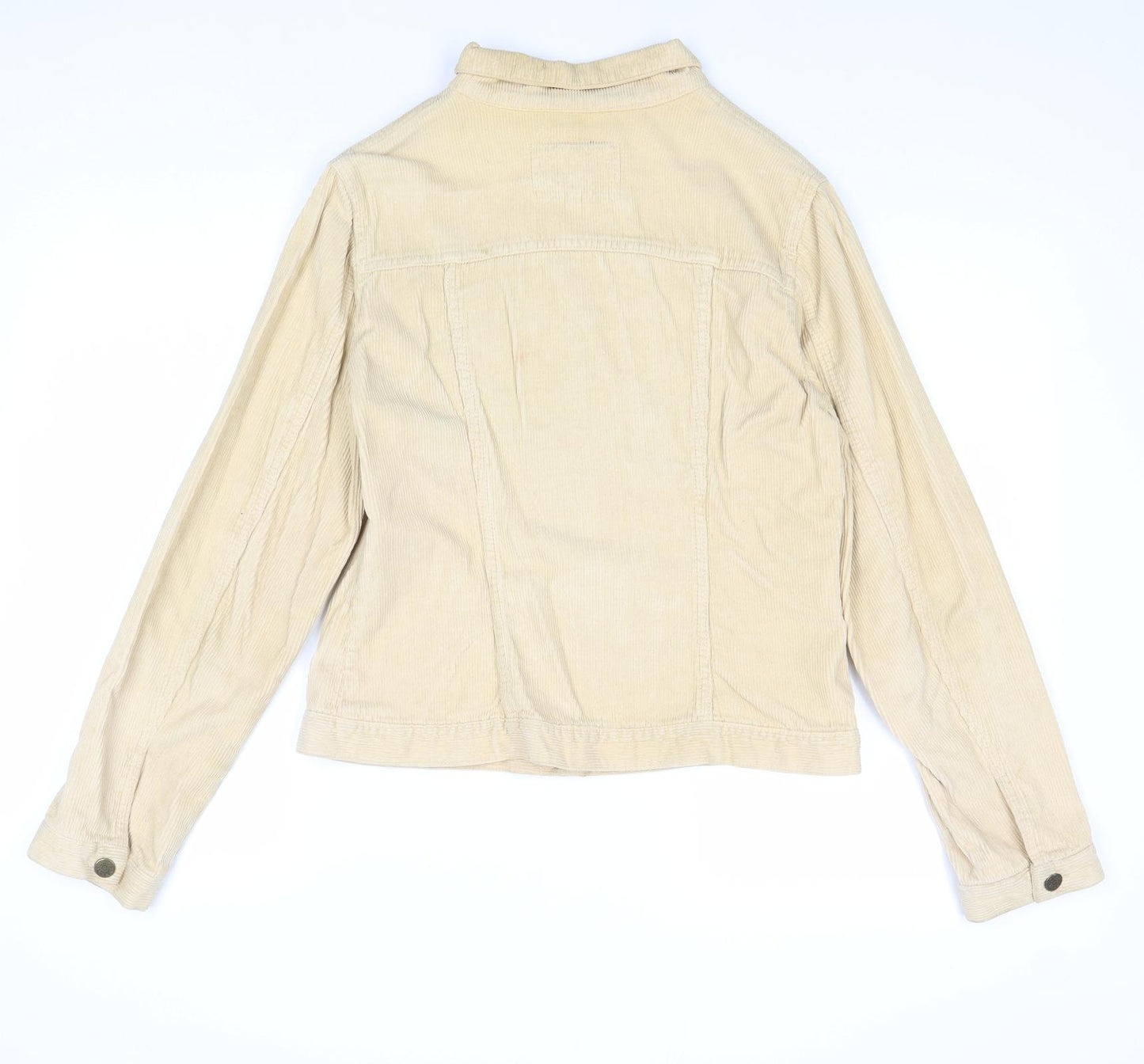 SP & Co Womens Beige Jacket Size M Button