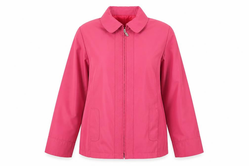 Bonmarché Womens Pink Jacket Size S Zip