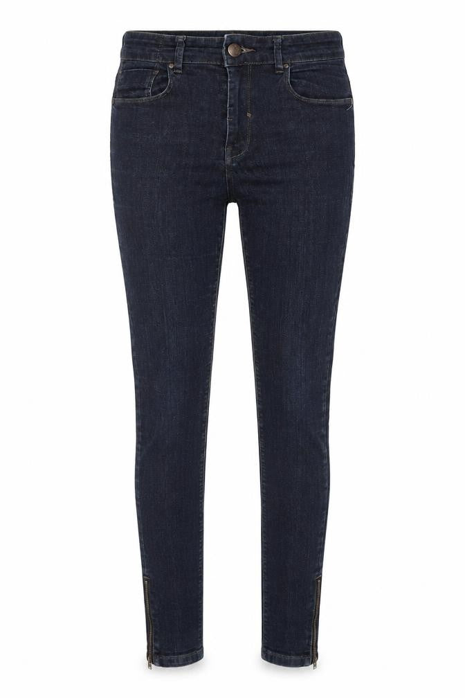 Label Lab Womens Blue Cotton Skinny Jeans Size 10 Regular Zip
