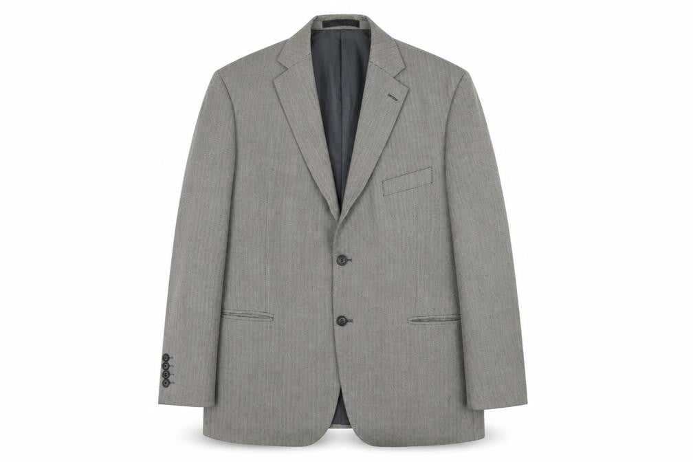 Marks and Spencer Mens Grey Polyester Jacket Suit Jacket Size L Regular