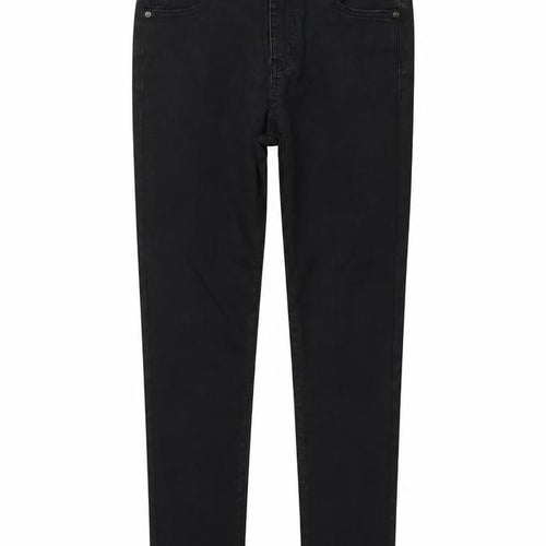 Topshop Womens Black Polyester Skinny Jeans Size 28 in L26 in Regular Button