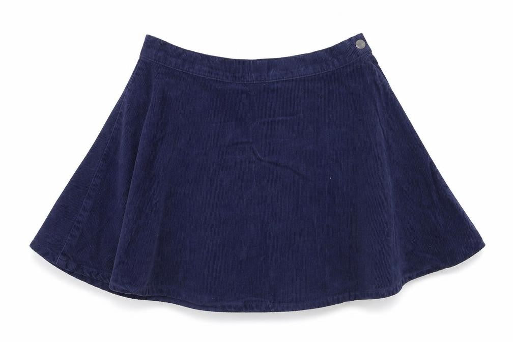 FOREVER 21 Womens Blue Cotton Skater Set Size XS Zip - Waist 20 inches