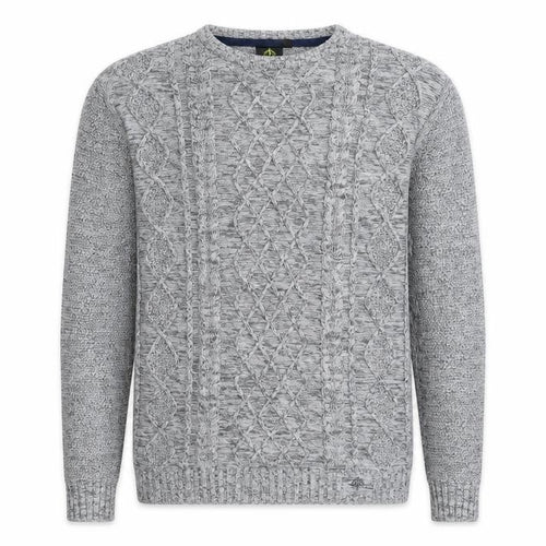 Strength & Honour Mens Grey Round Neck Cotton Pullover Jumper Size XL Long Sleeve