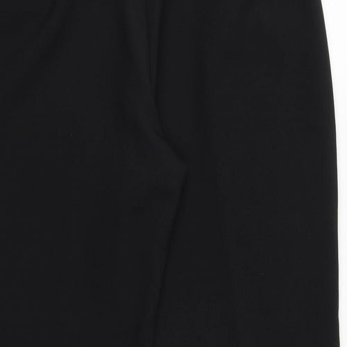 Bonmarché Womens Black Polyester Skimmer Shorts Size 16 Regular Zip