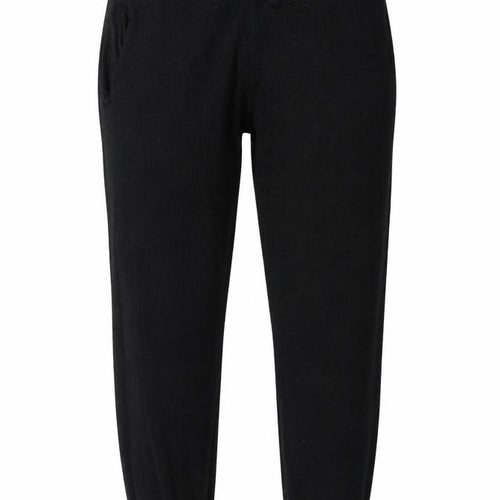 Boohoo Womens Black Acrylic Jogger Trousers Size XS Regular Tie