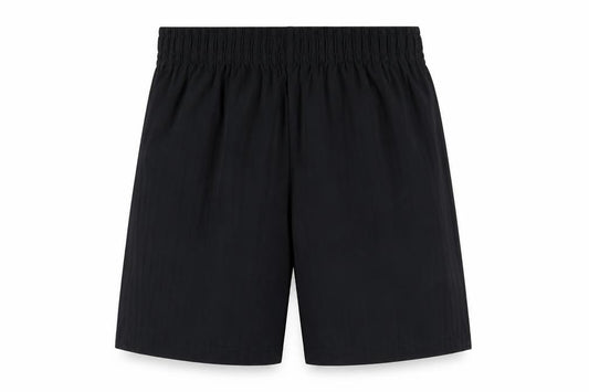 Marks and Spencer Boys Black Polyester Sweat Shorts Size 9-10 Years Regular Drawstring
