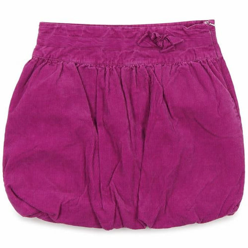 Vertbaudet Girls Purple Cotton Mini Skirt Size 14 Years Regular Zip