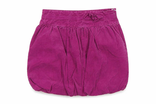 Vertbaudet Girls Purple Cotton Mini Skirt Size 14 Years Regular Zip