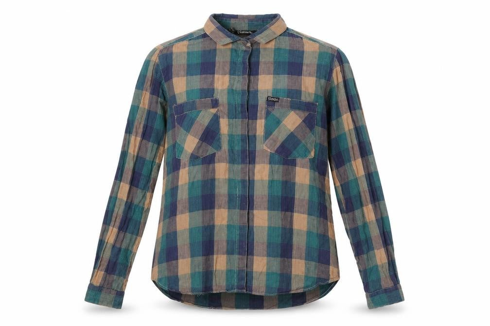 Simon Womens Multicoloured Geometric 100% Cotton Basic Button-Up Size 10 Collared
