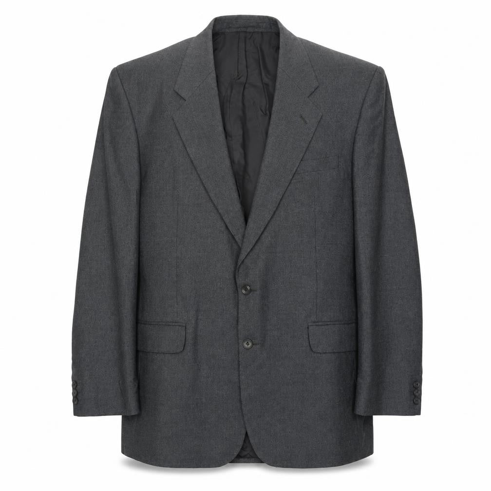 The Label Mens Grey Wool Jacket Suit Jacket Size 44 Regular